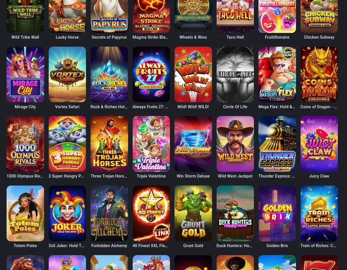 Cosmo Casino mobile App und Spielauswahl